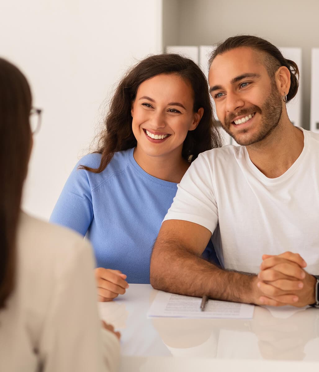 A provider reviewing lab results with a patient